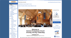 Desktop Screenshot of clarpresby.com